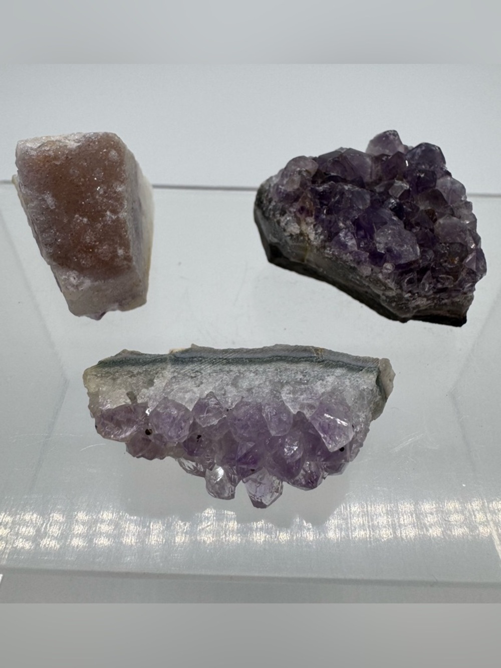 Amethyst Crystal Specimen Bundle Raw Quartz Cluster Lot 67g